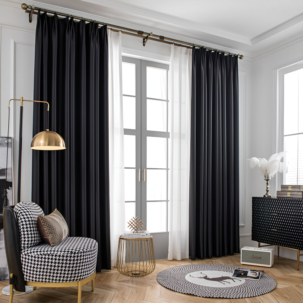 Advantages of Black Blackout Curtains: Transform Your Home | Dolcewe, image size:1024x1024