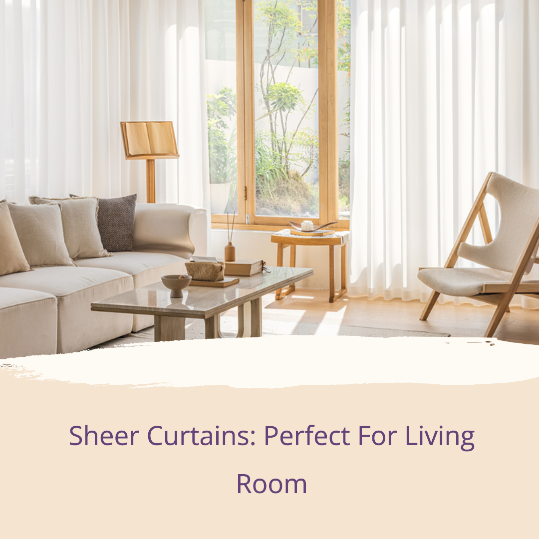 Enhance Your Living Room with Sheer Curtains | Dolcewe