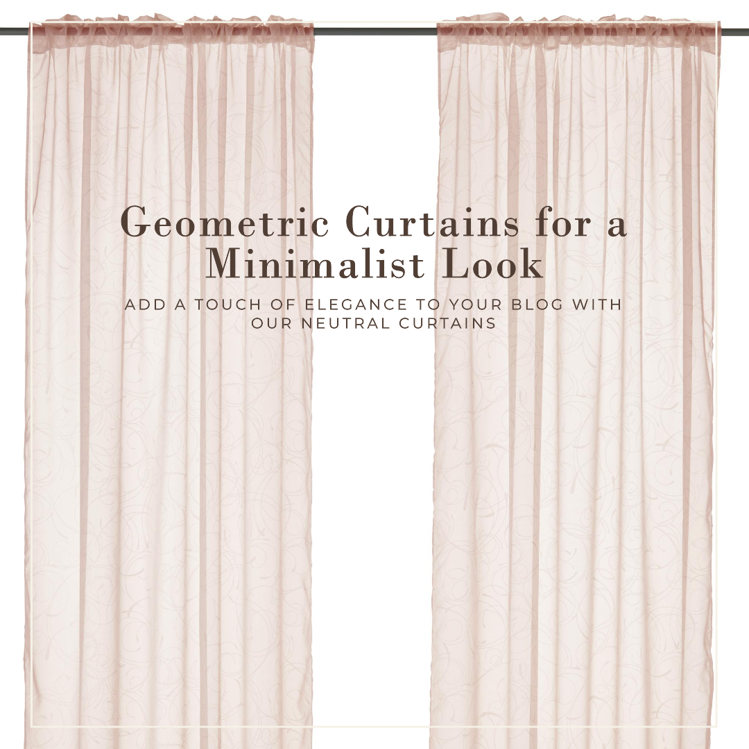 Geometric Curtains: Customizable Elegance for Your Home