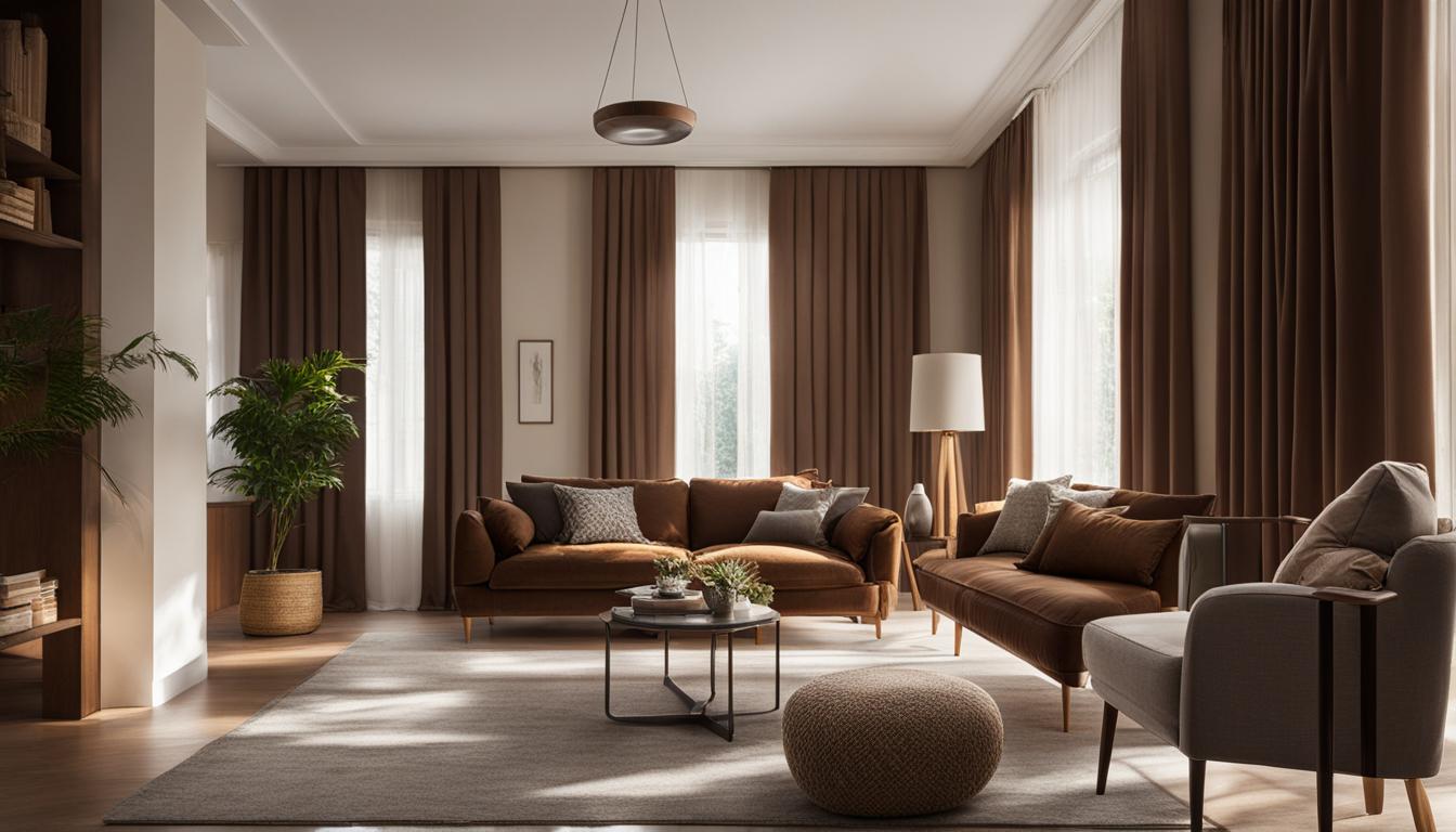 Discover What Curtains Match with a Brown Sofa | Dolcewe