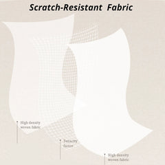 Anna White Polyester Scratch Resistant Light Filtering Custom Curtain Anna White Polyester Scratch Resistant Light Filtering Custom Curtain