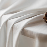 Cortina Personalizada Anna White em Poliéster, Resistente a Riscos e Filtragem de Luz