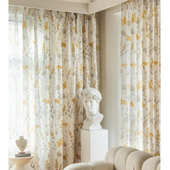 Ariella Farmhouse Botanical Light Filtering Custom Curtain Ariella Farmhouse Botanical Light Filtering Custom Curtain