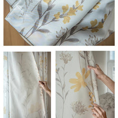 Ariella Farmhouse Botanical Light Filtering Custom Curtain Ariella Farmhouse Botanical Light Filtering Custom Curtain