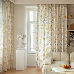 Ariella Farmhouse Botanical Light Filtering Custom Curtain Ariella Farmhouse Botanical Light Filtering Custom Curtain