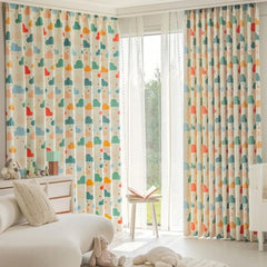 Bibi Whimsical Cloud Dreams Custom Nursery Room Curtain Bibi Whimsical Cloud Dreams Custom Nursery Room Curtain