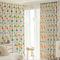 Bibi Whimsical Cloud Dreams Custom Nursery Room Curtain Bibi Whimsical Cloud Dreams Custom Nursery Room Curtain