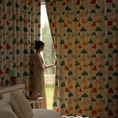 Bibi Whimsical Cloud Dreams Custom Nursery Room Curtain Bibi Whimsical Cloud Dreams Custom Nursery Room Curtain