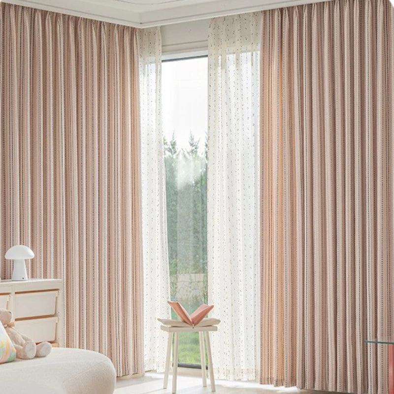 Blush Striped Grid Blush Striped Grid