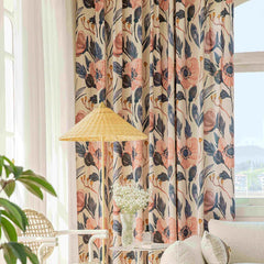 Carlyi Vintage Botanical Room Darkening Custom Curtain Carlyi Vintage Botanical Room Darkening Custom Curtain