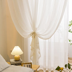 Dana Pleated White Light Filtering Custom Curtain Dana Pleated White Light Filtering Custom Curtain