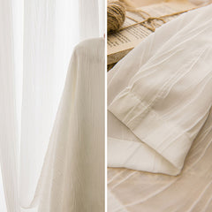 Dana Pleated White Light Filtering Custom Curtain Dana Pleated White Light Filtering Custom Curtain