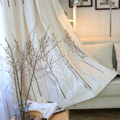Dior White Linen Lichtdurchlässiger maßgeschneiderter Verdunkelungsvorhang Dior White Linen Lichtdurchlässiger maßgeschneiderter Verdunkelungsvorhang