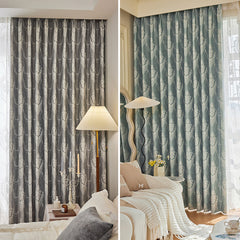 Rideau thermique occultant personnalisé en jacquard rustique Chenille Eden Rideau thermique occultant personnalisé en jacquard rustique Chenille Eden