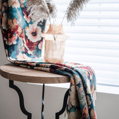 Esmer Floral Light Filtering Blackout Grommet Custom Curtain Esmer Floral Light Filtering Blackout Grommet Custom Curtain