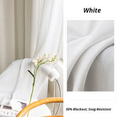 Cortina Personalizada de Privacidade em Gaze Texturada Chevron Resistente a Puxões Evelyn