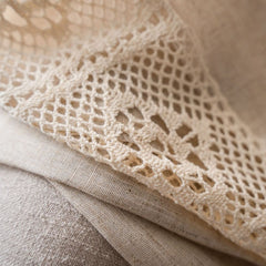 Jolie Cream Geometrisches Strickmuster Lichtdurchlässiger Maßgeschneiderter Vorhang Jolie Cream Geometrisches Strickmuster Lichtdurchlässiger Maßgeschneiderter Vorhang