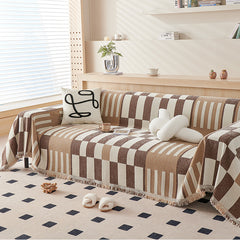 Kelsey Plaid Couch Sofa Cover Blanket Kelsey Plaid Couch Sofa Cover Blanket