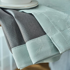Rideau thermique occultant personnalisé en jacquard chenille bleu ciel Kendra Rideau thermique occultant personnalisé en jacquard chenille bleu ciel Kendra