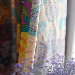Mariah Vintage Bohemian Geometric Light Filtering Custom Curtain Mariah Vintage Bohemian Geometric Light Filtering Custom Curtain