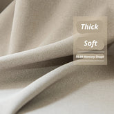 Marisol Milchtee Leinen Verdunkelungsvorhang nach Maß