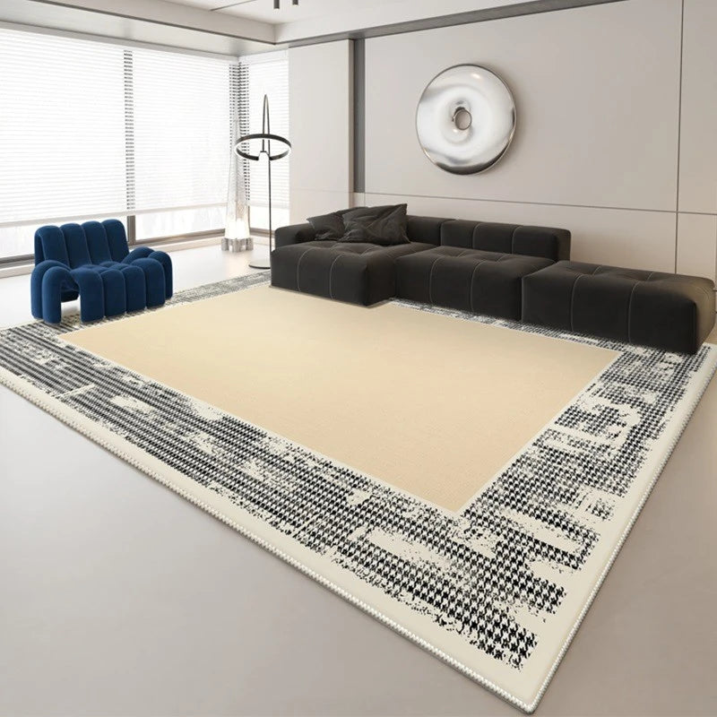 Cream Houndstooth Border Cream Houndstooth Border