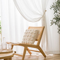 Rosalyn Lace Hollow White Light Filtering Custom Curtain Rosalyn Lace Hollow White Light Filtering Custom Curtain