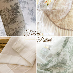 Sylvia Botanical Light Filtering Custom Curtain Sylvia Botanical Light Filtering Custom Curtain