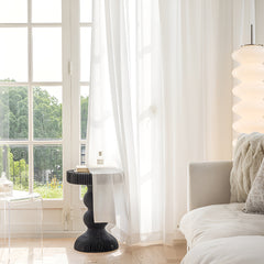 Tabitha Airy Gauze White Sheer Grommet Custom Curtain Tabitha Airy Gauze White Sheer Grommet Custom Curtain