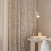 Cortina Personalizada Blackout em Chenille Estilo Francês Viola Patchwork Preta