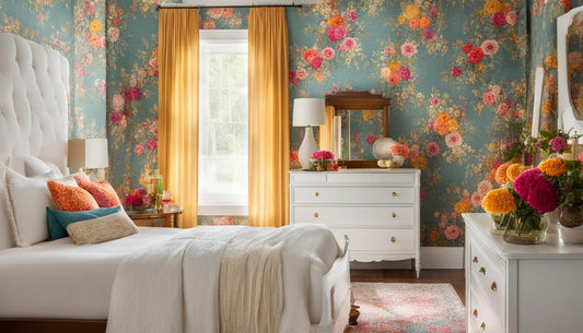 Creative Curtains Behind Dresser Decor Ideas