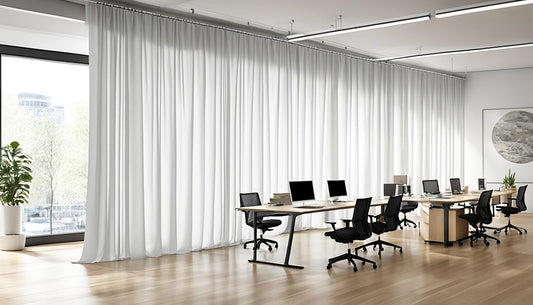 Curtains for Workspace Dividers