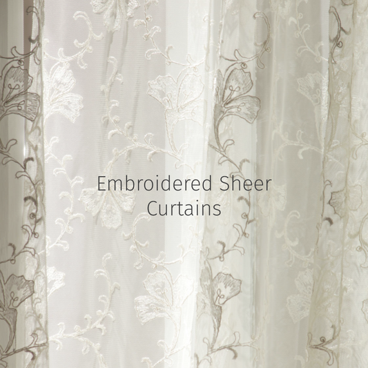 Elegant Embroidered Sheer Curtain Designs for Every Room