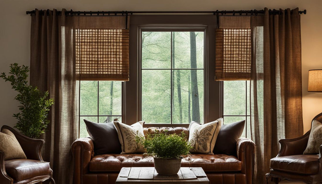 Rustic Window Treatment Ideas  - Curtains & More