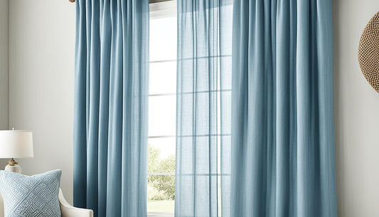 best blue curtains