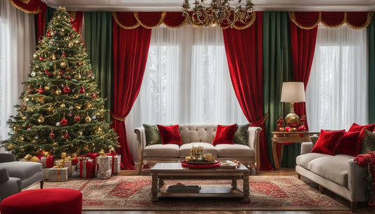 Must-Have Christmas Curtains for Living Room - Holiday Decor Inspiration