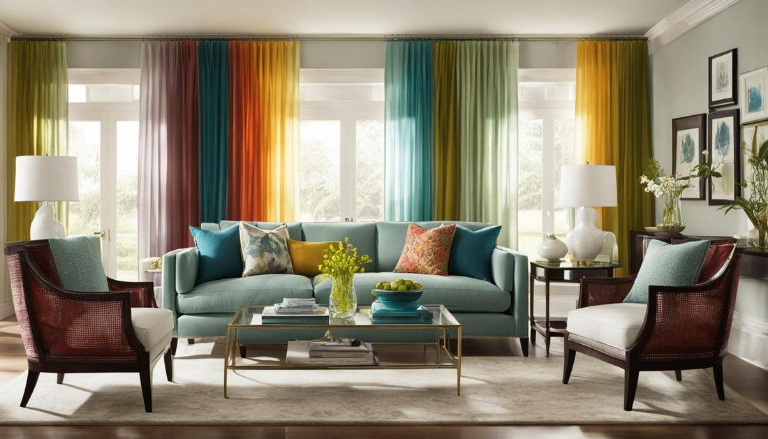 Paint Your Windows: Unleash the Magic of Colored Sheer Drapes