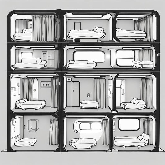 curtains for Capsule Hotels