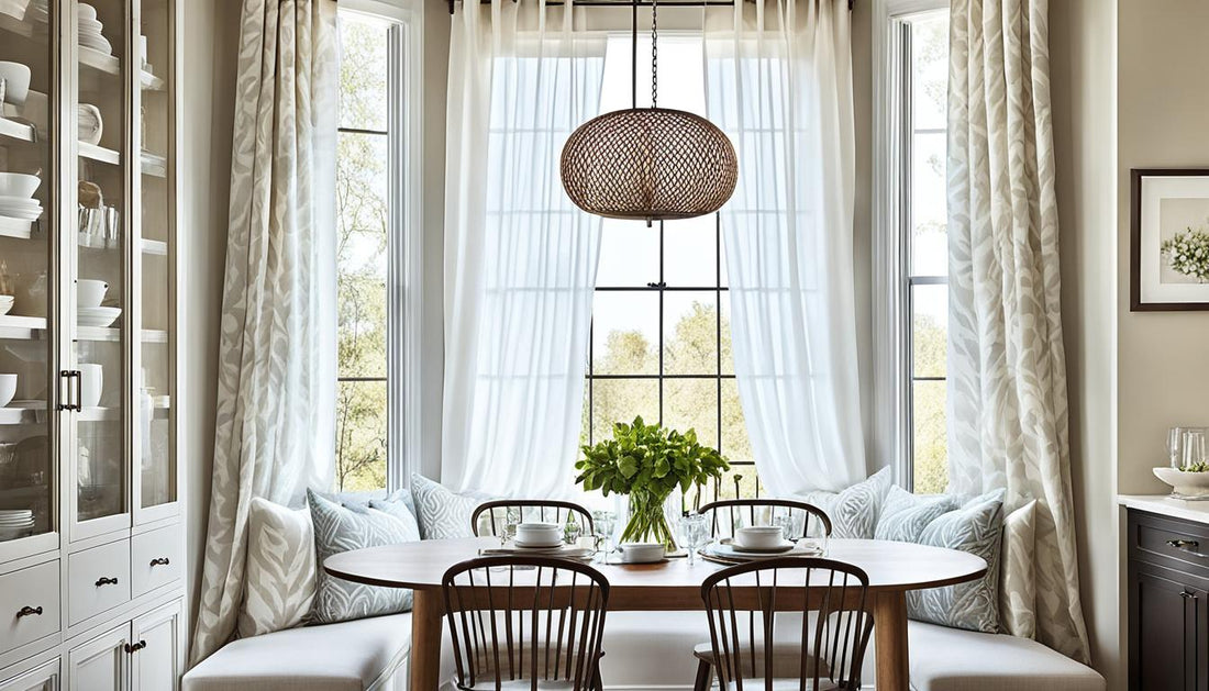 curtains for breakfast nook windows