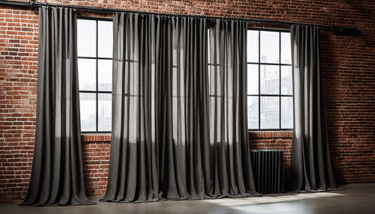 curtains for industrial look