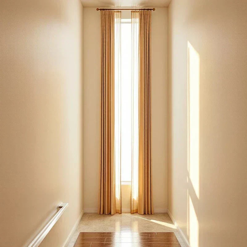 curtains for tall thin window guide