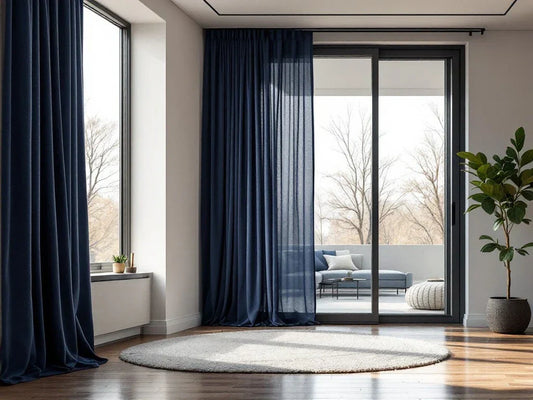 One sided curtain ideas
