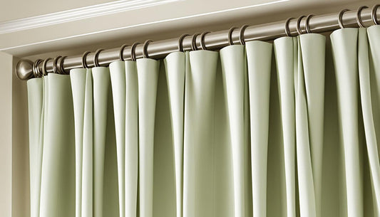 hang pinch pleats curtains on rings