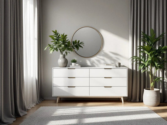 modern-bedroom-dresser-curtain-styling