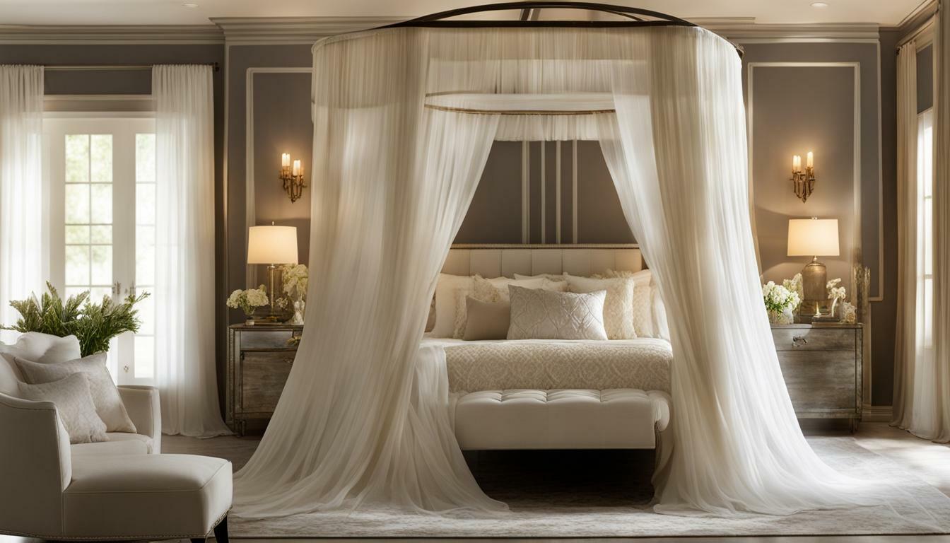 Adorn Your Canopy Bed with Stunning Sheer Curtains A Guide Dolcewe