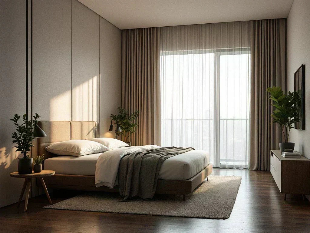 small-bedroom-curtain-solutions-high-ceilings