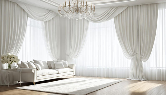 white room curtain ideas