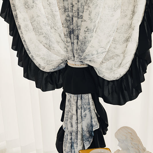 Adalyn Rococo Lace Custom Curtain