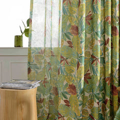 Amara Countryside Botanical Custom Room Darkening Curtain