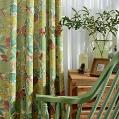 Amara Countryside Botanical Custom Room Darkening Curtain